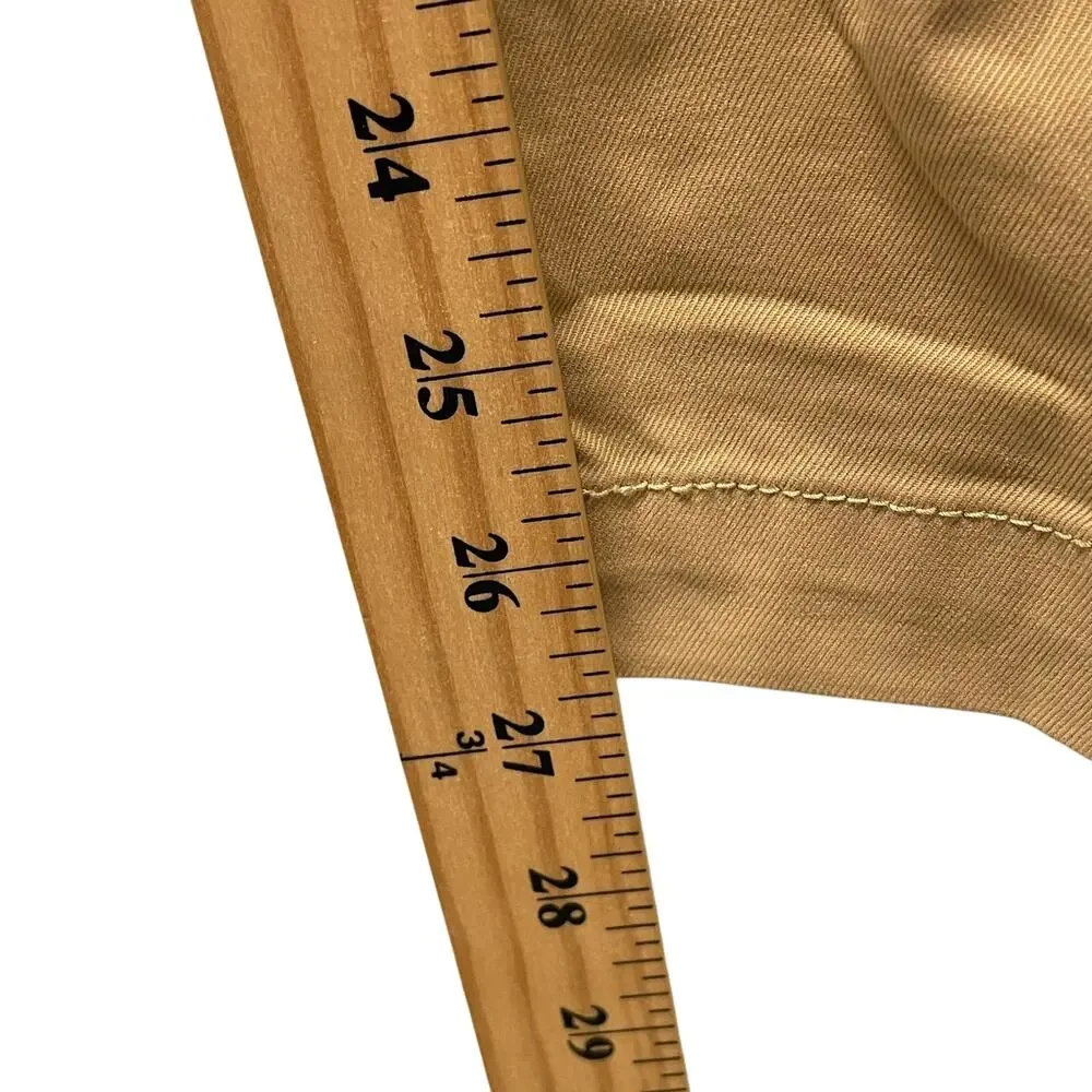 Alex Mill Boyish Chino Pants Brown Khaki Pleated Size 12 - Picture 5 of 7